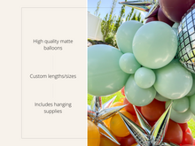 Load image into Gallery viewer, Retro Disco Balloon Kit