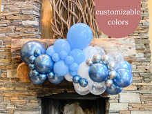 Load image into Gallery viewer, Chrome Blue Balloon Kit