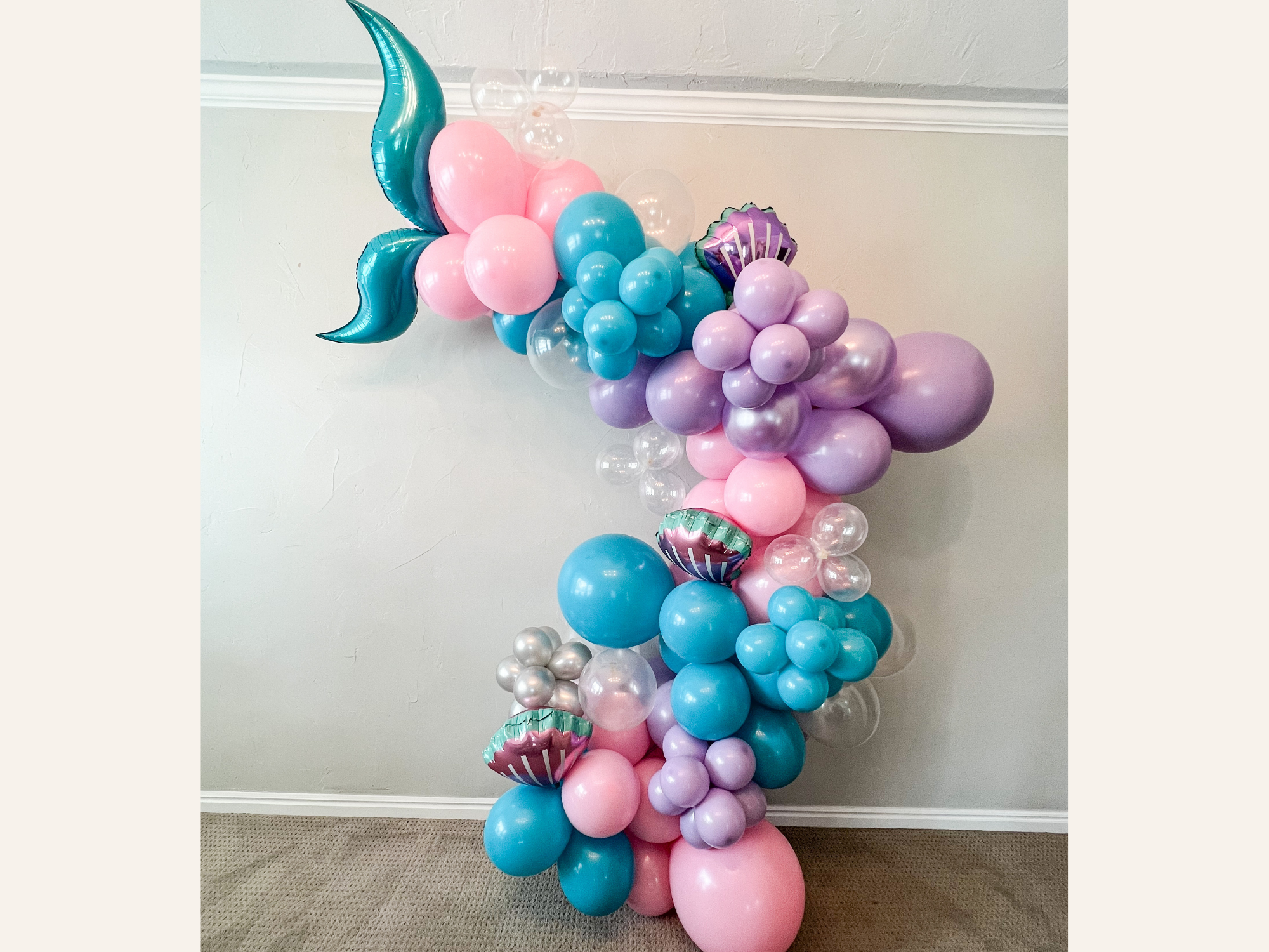 Mermaid discount balloon arch