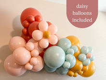 Load image into Gallery viewer, Retro Flower Balloon Kit
