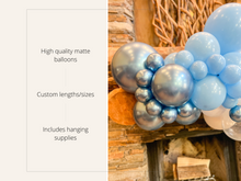 Load image into Gallery viewer, Chrome Blue Balloon Kit