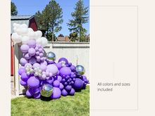 Load image into Gallery viewer, Ombre Purple Balloon Kit