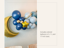 Load image into Gallery viewer, Stars and Moon Balloon Kit