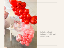 Load image into Gallery viewer, Valentine's Balloon Kit