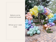 Load image into Gallery viewer, Pastel Rainbow Balloon Kit
