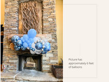 Load image into Gallery viewer, Chrome Blue Balloon Kit