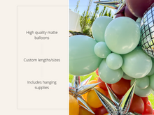 Load image into Gallery viewer, Retro Disco Balloon Kit

