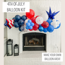 Load image into Gallery viewer, Patriotic Balloon Arch Kit
