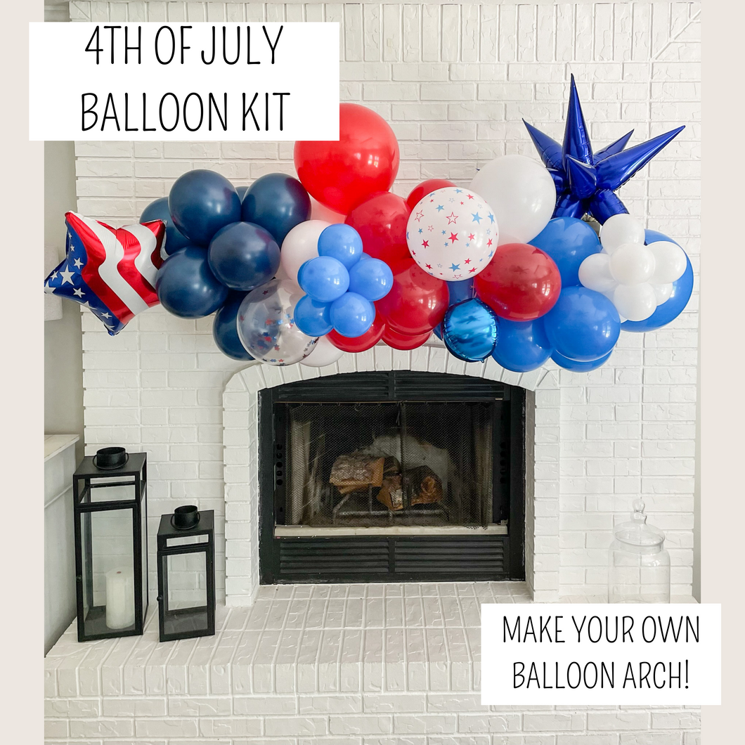 Patriotic Balloon Arch Kit