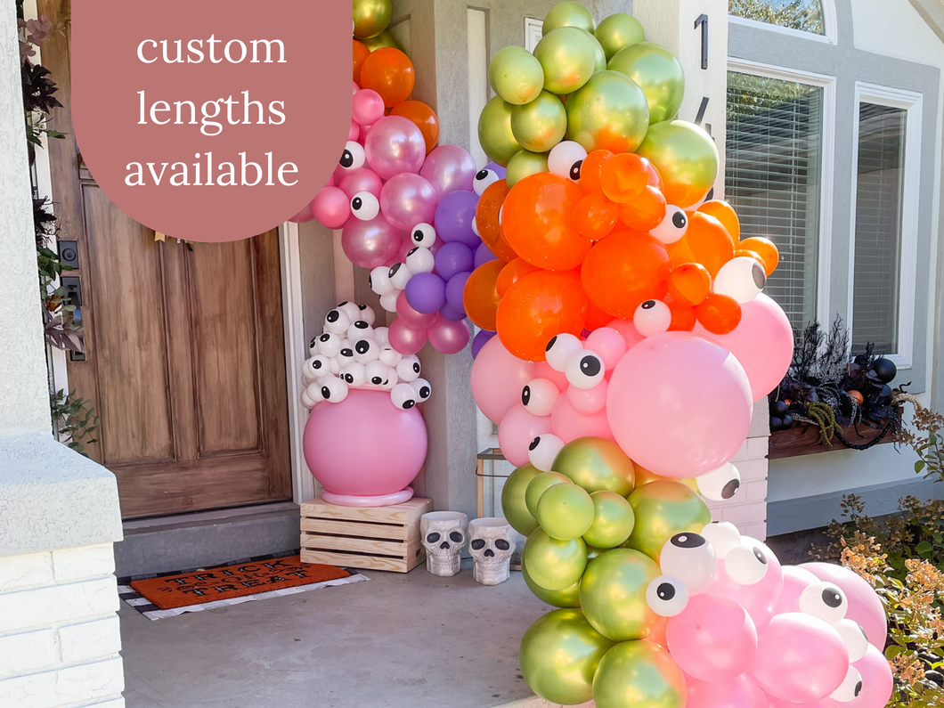 Halloween Balloon Garland with Eyeball Balloons