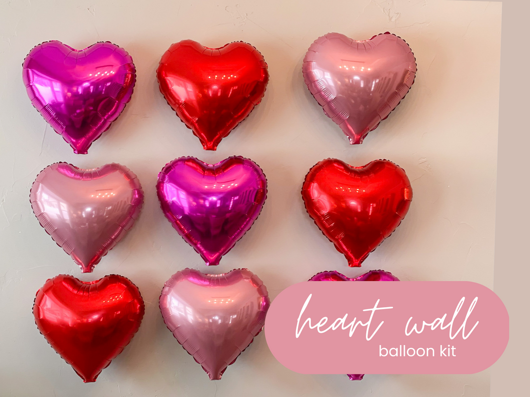 Heart Wall Balloon Kit