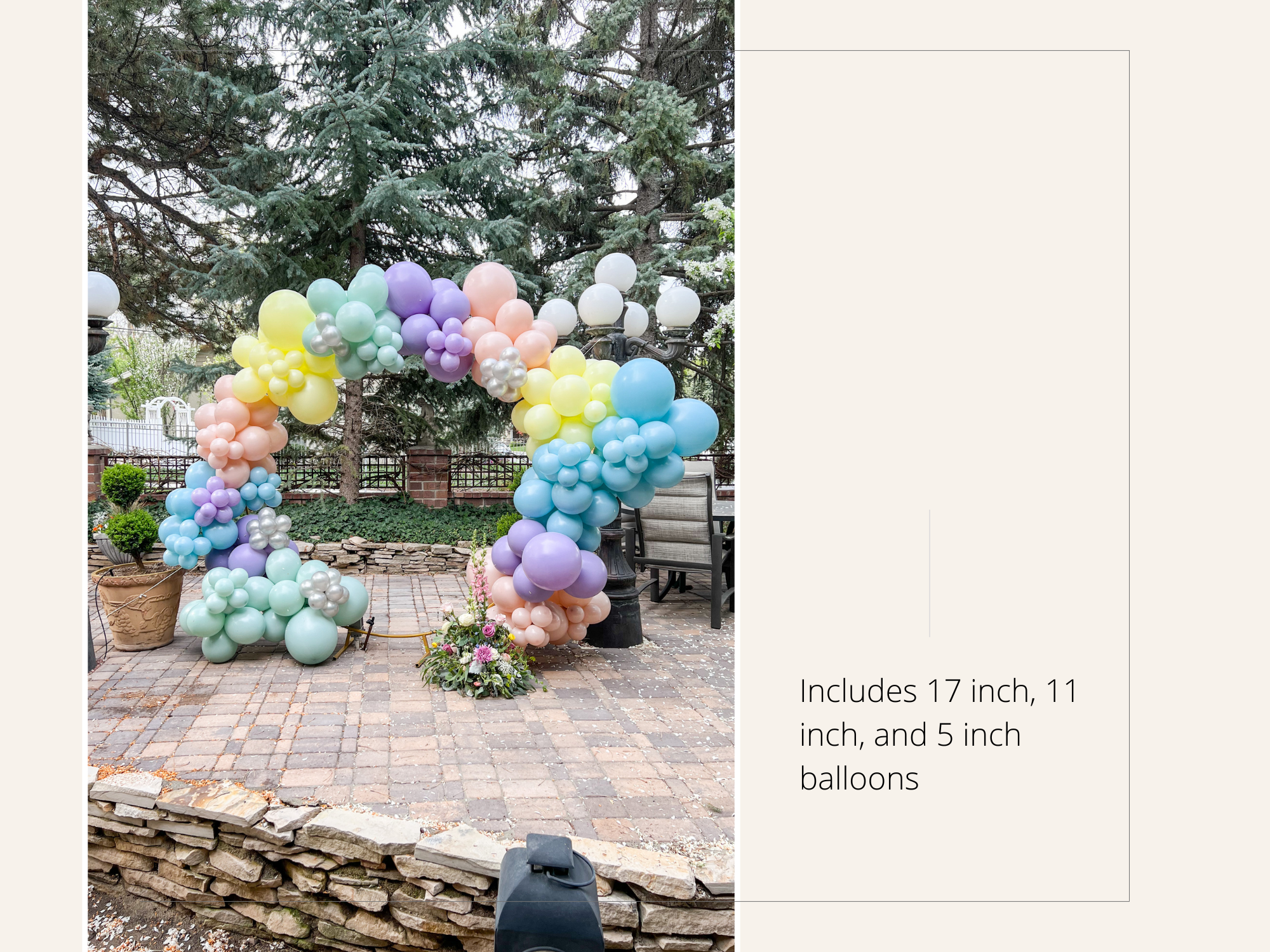 Pastel Balloon Garland Kit Rainbow PREMIUM Quality Matte DIY 