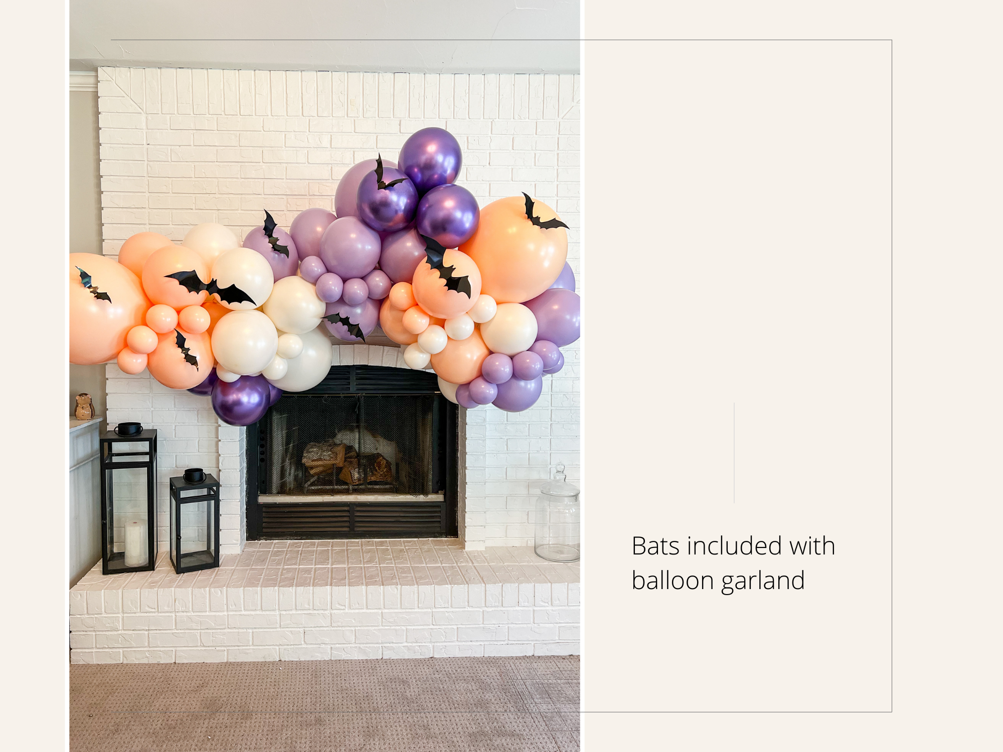 Pastel Halloween Garland, 3 size Garland, Arch, Balloon Wall