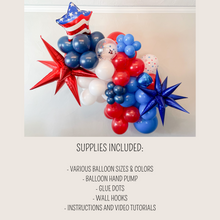 Load image into Gallery viewer, Patriotic Balloon Arch Kit
