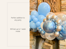 Load image into Gallery viewer, Chrome Blue Balloon Kit
