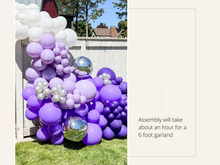 Load image into Gallery viewer, Ombre Purple Balloon Kit
